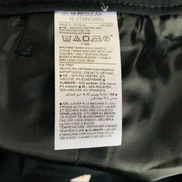 Old Navy Harper Anchor Print Pant NWT Size 16 - Picture 5 of 5